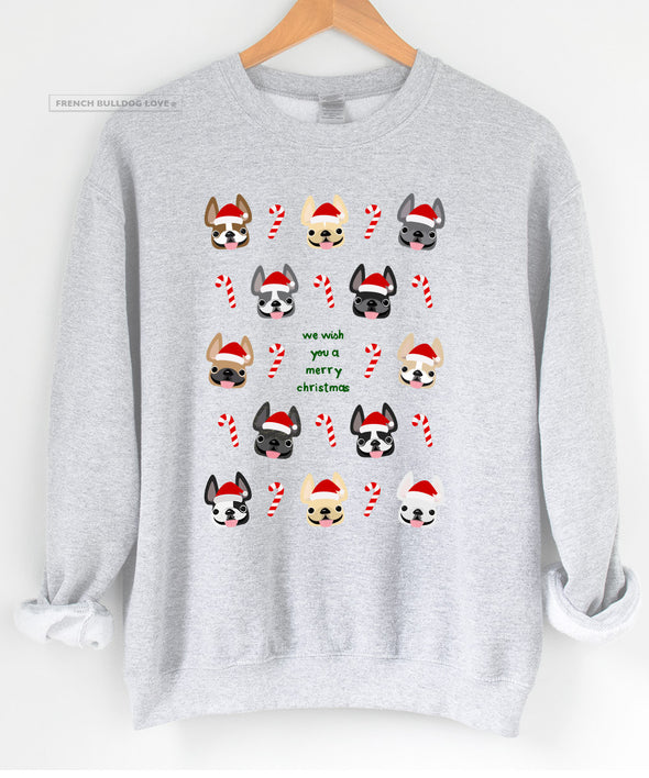 Candy Canes Crewneck Sweatshirt - Unisex