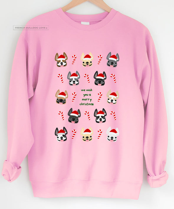 Candy Canes Crewneck Sweatshirt - Unisex