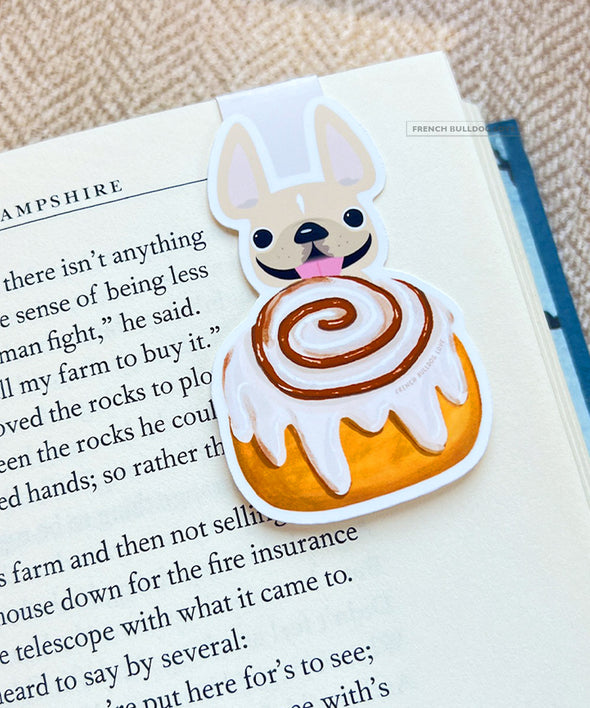 Cinnamon Roll Magnetic Bookmark