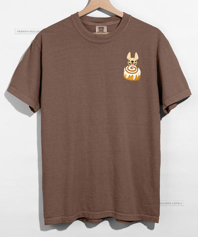 Cinnamon Roll T-shirt with Cream Frenchie - Unisex
