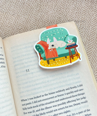 Cozy Couch Magnetic Bookmark