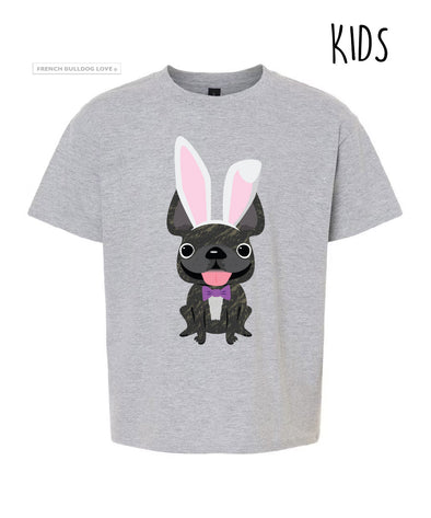 KIDS Frenchie Bunny Easter T-shirt