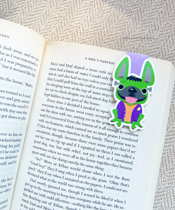 Frenchiestein Magnetic Bookmark