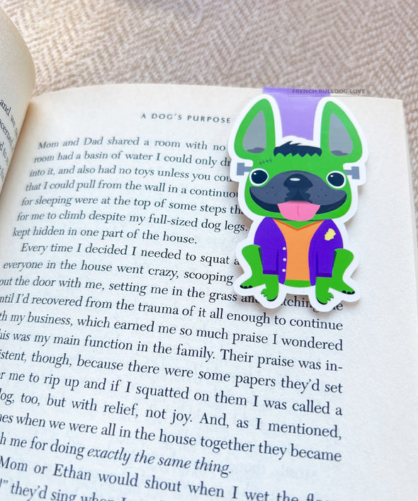 Frenchiestein Magnetic Bookmark
