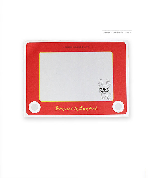 FrenchieSketch Note Pad - 4x5.5 in