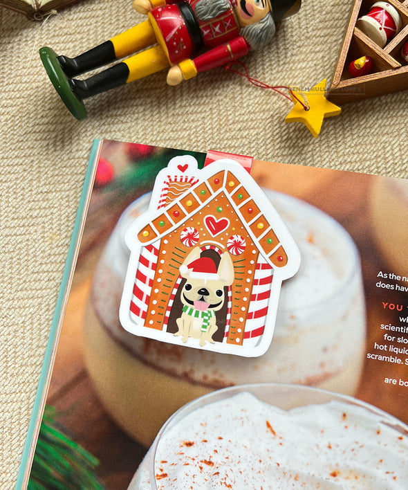 Gingerbread House Magnetic Bookmark
