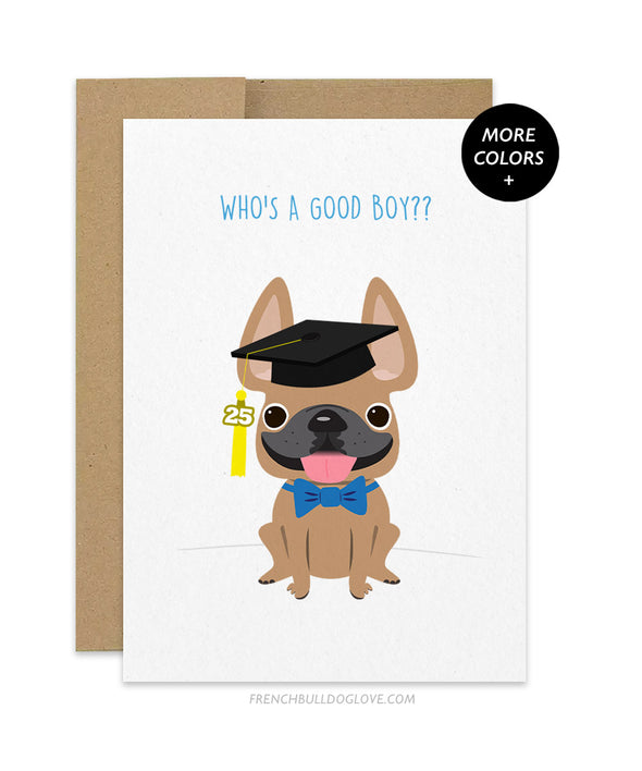 Good Boy - Graduation Card