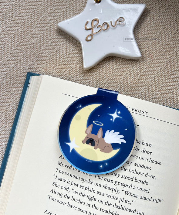Frenchie Angel Magnetic Bookmark