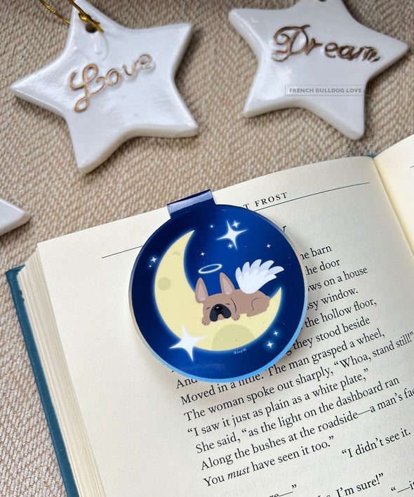 Frenchie Angel Magnetic Bookmark