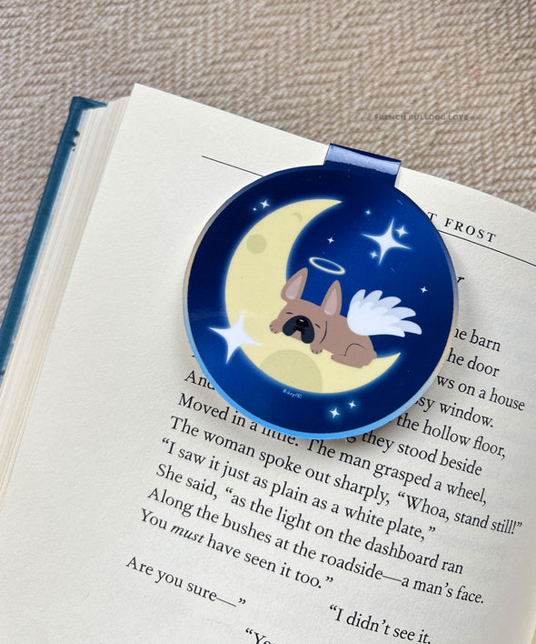 Frenchie Angel Magnetic Bookmark