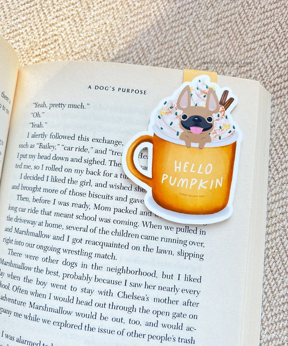 Hello Pumpkin Magnetic Bookmark