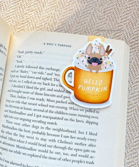 Hello Pumpkin Magnetic Bookmark