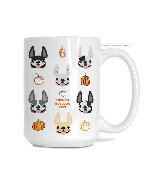 Hey Pumpkin - French Bulldog Coffee Mug 15 oz