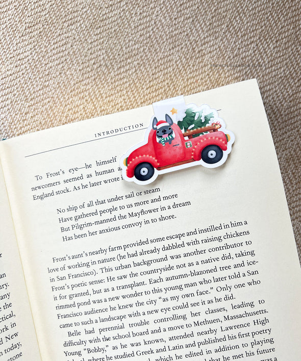 Holiday Truck Magnetic Bookmark