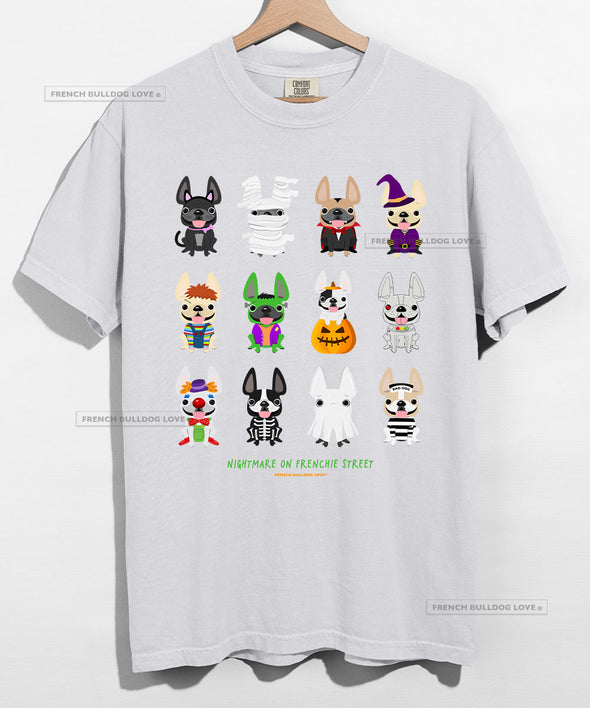 Nightmare on Frenchie Street Halloween T-shirt - Unisex