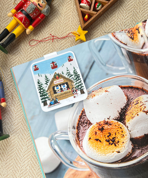 Ski Cabin Magnetic Bookmark