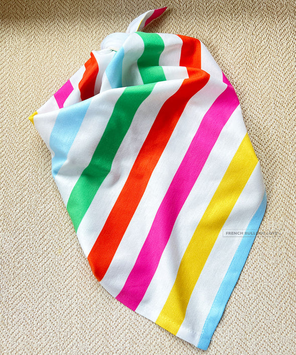 Summer Stripes Comfy Pet Bandana