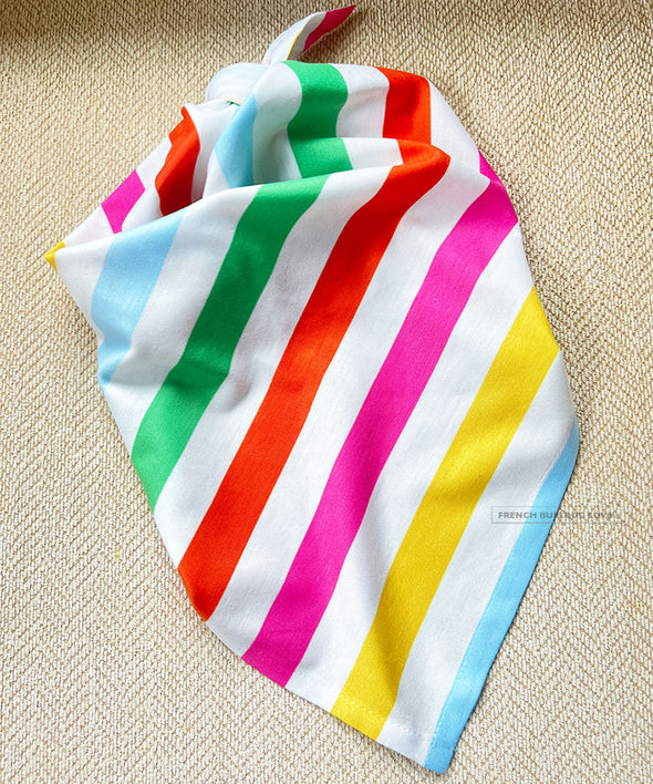 Summer Stripes Comfy Pet Bandana