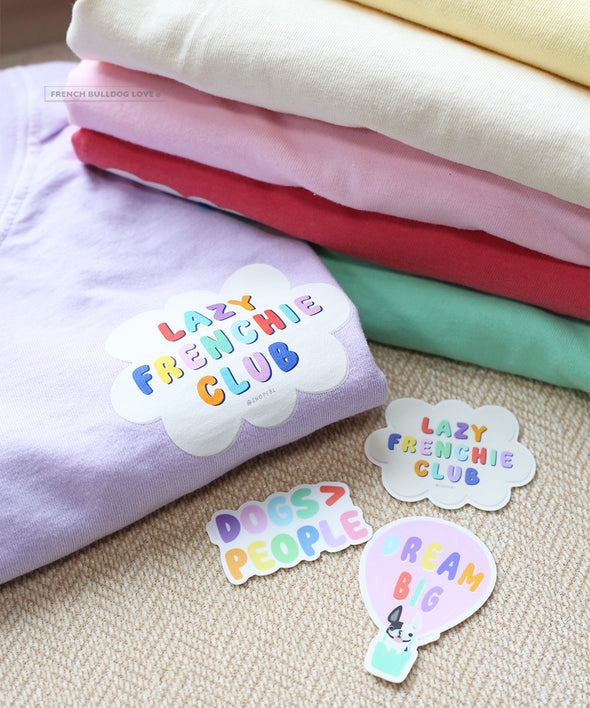 Lazy Frenchie Club - Unisex T-shirt