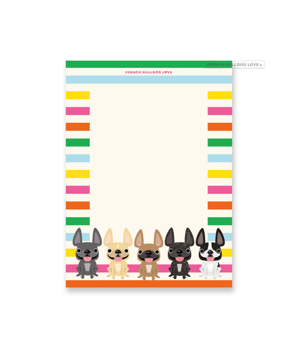 Summer Stripes Notepad - 4x5.5 in