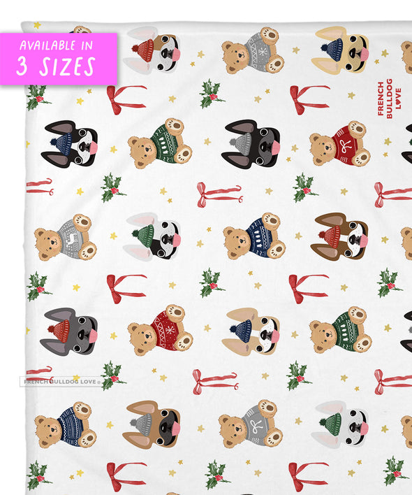 A Very Beary Christmas Fleece Blanket