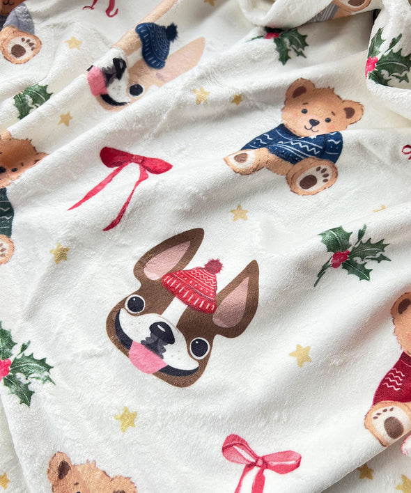 A Very Beary Christmas Fleece Blanket