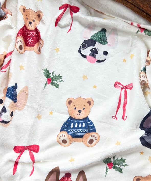A Very Beary Christmas Fleece Blanket
