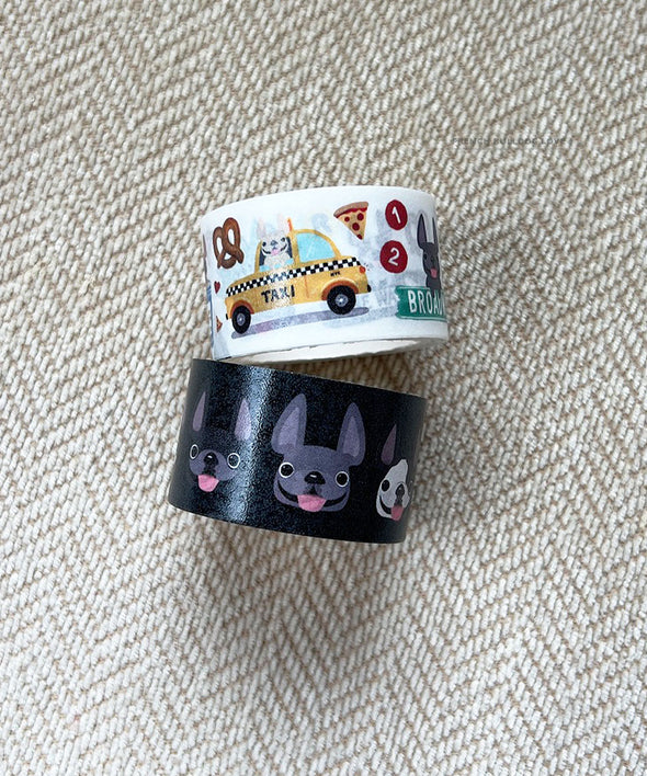 French Bulldog Washi Tape