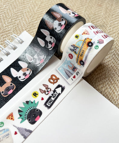 French Bulldog Washi Tape