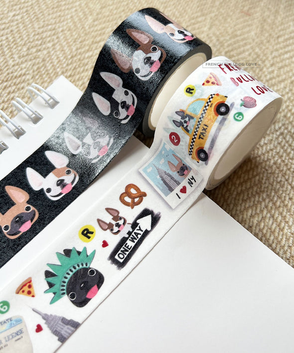 French Bulldog Washi Tape