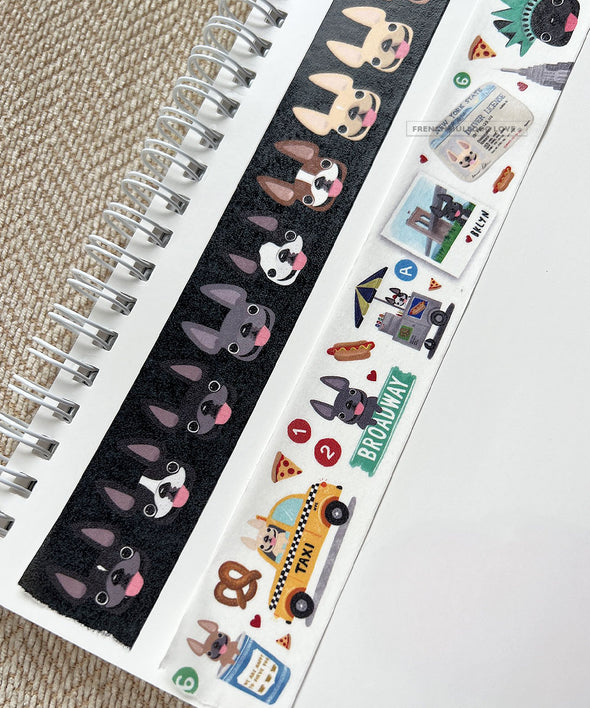 French Bulldog Washi Tape
