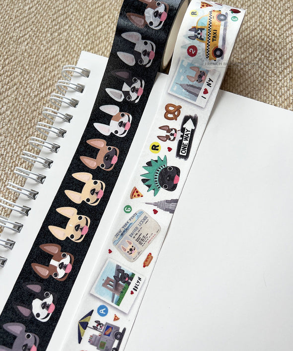 French Bulldog Washi Tape