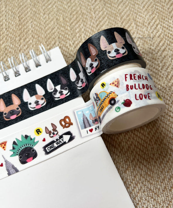 French Bulldog Washi Tape