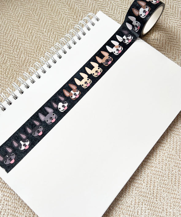 French Bulldog Washi Tape