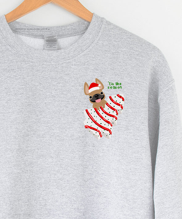 Christmas Tree Snackie Crewneck Sweatshirt - Unisex