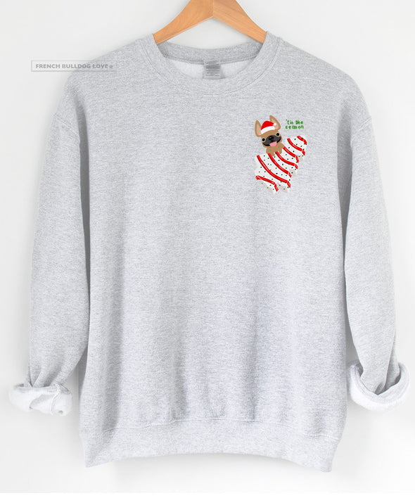 Christmas Tree Snackie Crewneck Sweatshirt - Unisex