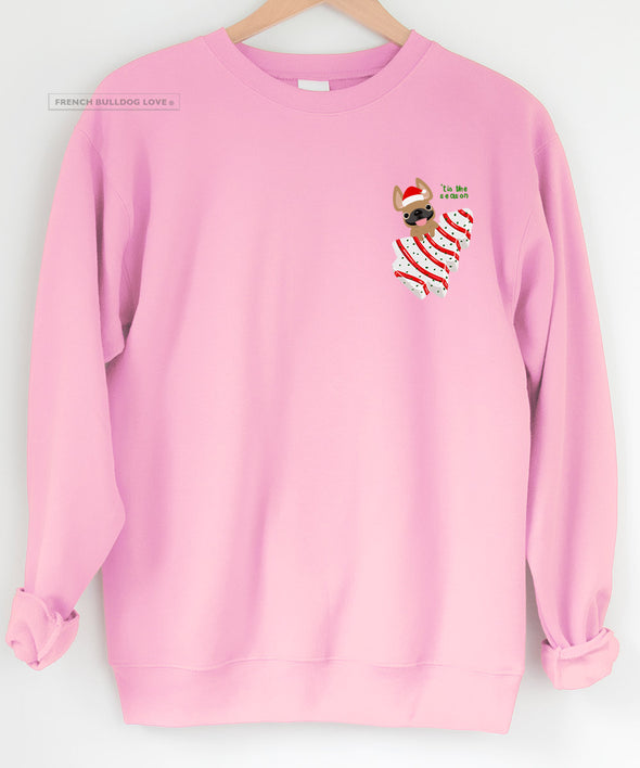 Christmas Tree Snackie Crewneck Sweatshirt - Unisex