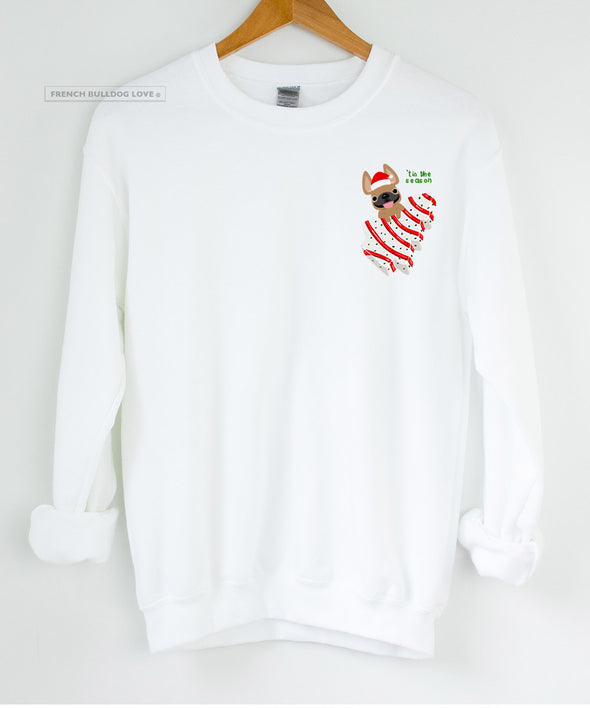 Christmas Tree Snackie Crewneck Sweatshirt - Unisex