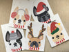 Mix & Match Any 12 HOLIDAY CARDS / BEST DEAL - French Bulldog Love - 7