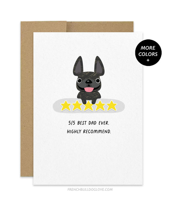 Five Star Dad - Father's Day Card