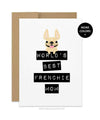 Best Mom Label - French Bulldog Card - French Bulldog Love