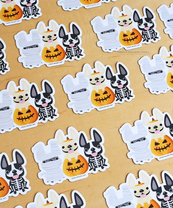 Halloween Frenchies Magnet