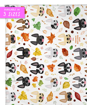 Happy Fall Fleece Blanket