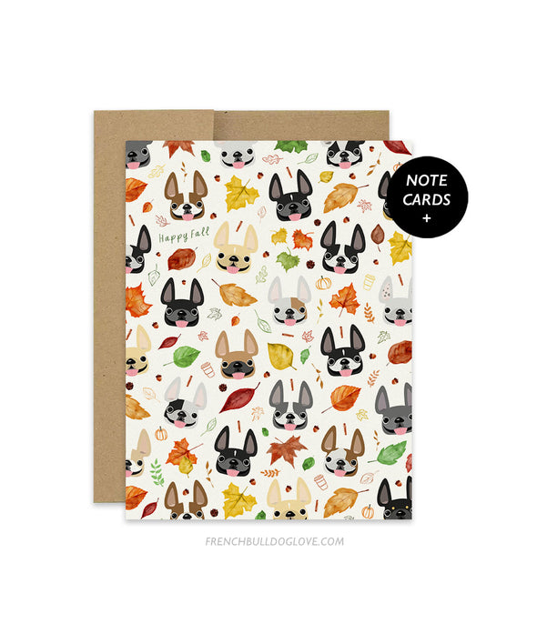 Happy Fall Note Cards - Box Set of 12