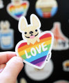 LOVE is LOVE Magnet - French Bulldog Magnet - French Bulldog Love