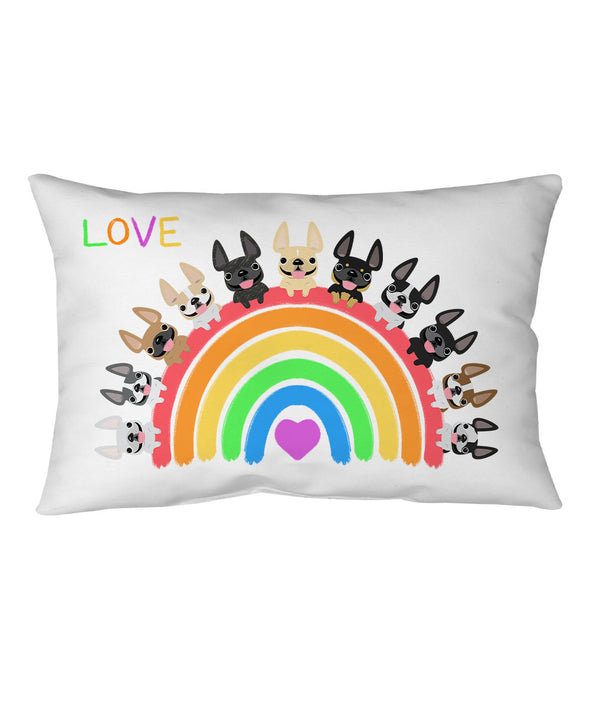 Love is Love - Rainbow Pillow - 20x14 inch