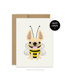 #100DAYPROJECT French Bulldog Note Cards Box Set of 12 - Bumble Bee - French Bulldog Love
