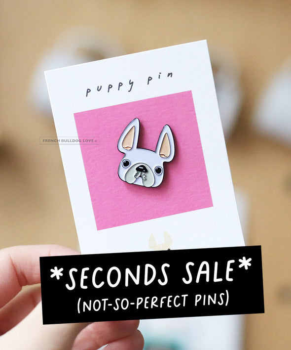 SECONDS SALE - NOT-SO-PERFECT Enamel Pin - White