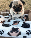 French Bulldog Love Pug Fleece Blanket