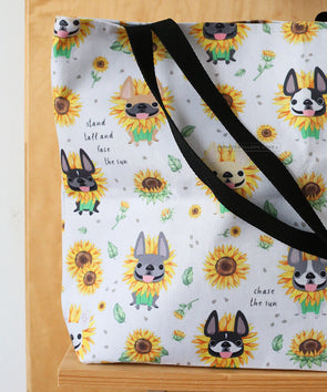 Hello Sunshine French Bulldog Tote Bag